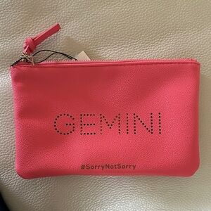 Cosmetic Zodiac Pouch Pink GEMINI